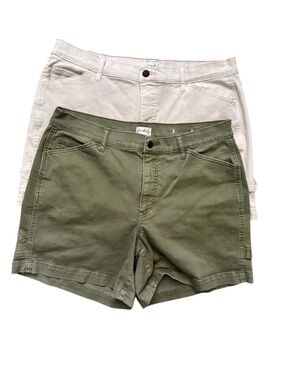 Wonderly shorts carpenter style  women’s size 14 two pair